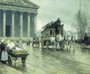 Der Boulevard an der Madeleine, Paris