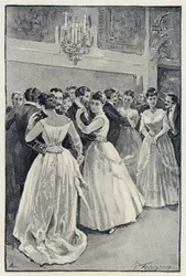 Illustration zu Anna Karenina: Kitty auf dem Ball