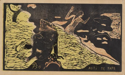 Auti Te Pape Frauen am Fluss aus der Serie Noa Noa, 1893-1894