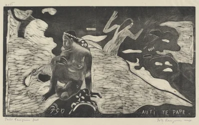 Auti te Pape Frauen am Fluss, 1894-1895