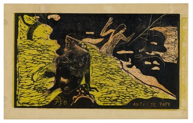 Auti te pape (Frauen am Fluss), aus der Noa Noa Suite