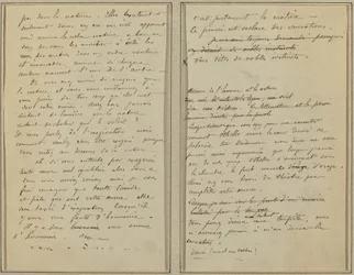 Manuskriptseiten [Rückseite]