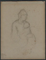 Mutter und Kind recto, 1870er Jahre