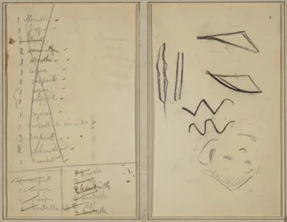 Neige (Schnee); Reiseroute [recto]