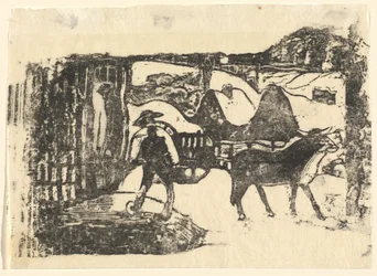 Der Ochsenkarren (Le char à boeufs)