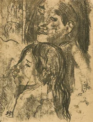 Zwei Marquesaner [recto], ca. 1902