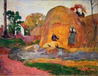 Gelbe Heuhaufen oder Goldene Ernte