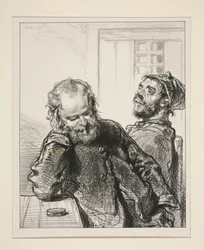 (IM GEFÄNGNIS.)
