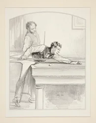 (Das Billard.)
