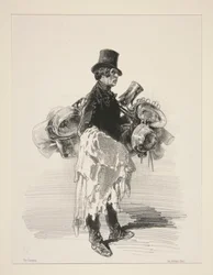 (Kesselverkäufer. Englische Physiognomie.)