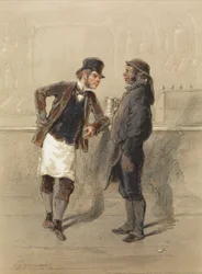 Fuhrmann und Kohlenträger