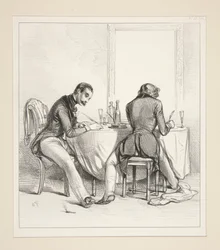Abschied in doppelter Ausfertigung. Unsere (dieses Wort durchgestrichen) liebe Adèle...