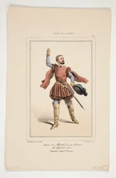 Kostüm des Marcel, gespielt von Levasseur. ...