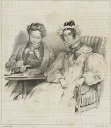 „Spazierkostüme“ aus der Serie „Revue Fashionable“