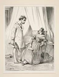 ENTTÄUSCHUNG (sic.) Mir schien jedoch, ich hätte die Stimme eines Mannes im Zimmer gehört!...