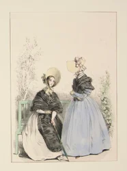 Juli 1837. Strohhüte
