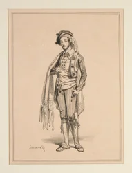Der Maultiertreiber. (Kostüm von)