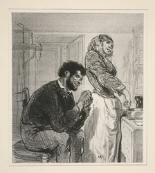 Der Ehemann des Dienstmädchens