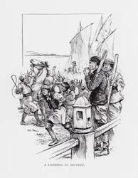 Eine Landung bei Bo-Peep