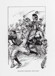 Dragoner vertreiben Schmuggler