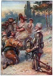Königin und Prinzessin und Herzogin der Schönheit, Illustration aus 