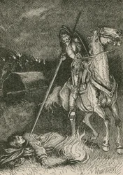 Ergebe dich und bitte um dein Leben, oder du stirbst