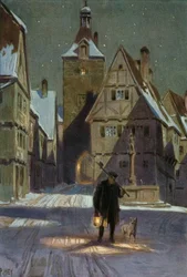 Nachtwächters Neujahrsrunde