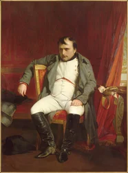 Napoleon in Fontainebleau, 31. März 1814, 1840