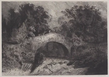 Eine Brücke in der Auvergne