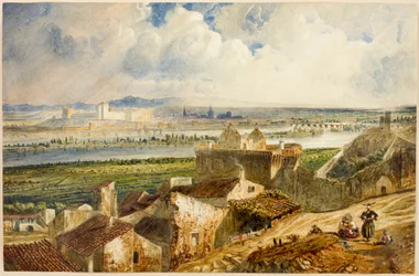 Blick auf Avignon (von Villeneuve les Avignon)
