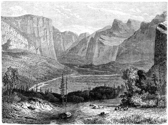 Yosemite-Tal, Kalifornien, 19. Jahrhundert
