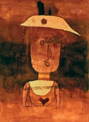 Porträt von Mrs P im Süden, 1924