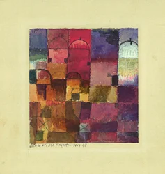 Rote und weiße Kuppeln, 1914