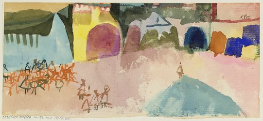 Straßencafé in Tunis