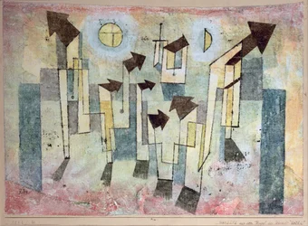 Wandmalerei aus dem Tempel der Sehnsucht