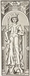 Philipp III. 1245 - 1285, genannt der Kühne, König von Frankreich