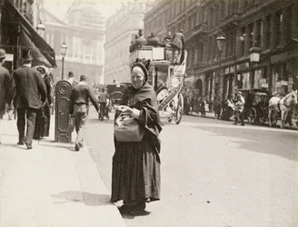 Streichholzverkäufer, Ludgate Hill, London, 1893