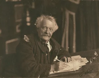 Félix Nadar am Schreibtisch
