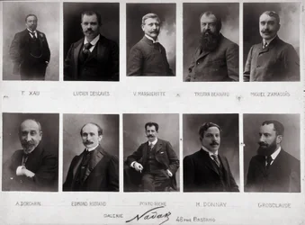 Zehn Porträts von Paul Nadar (s/w Foto)