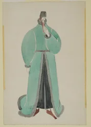 Kostümentwurf für eine Figur in König Lear