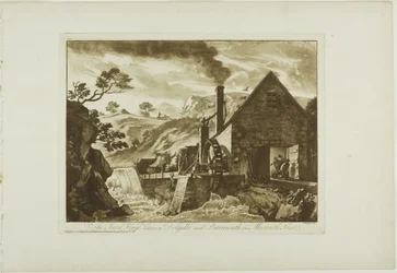 Die Eisenhütte zwischen Dolgelli und Barmouth in Merioneth Shire