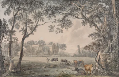 Valle Crucis Abtei, Denbighshire, 1770-79