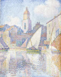 Glockenturm in Saint-Tropez, 1896