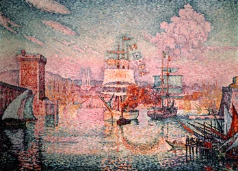 Eingang zum Hafen von Marseille