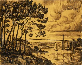 Le Pont de Lezardrieux, 1922