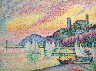 Alter Hafen von Cannes, 1918