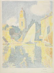 Saint-Tropez: Der Hafen, 1897-98