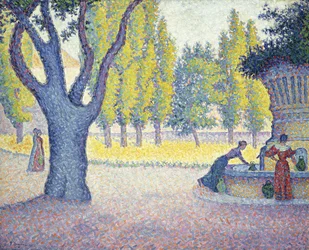 Der Brunnen des Lices in St, 1895
