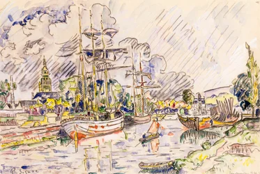 Der Hafen von Landerneau