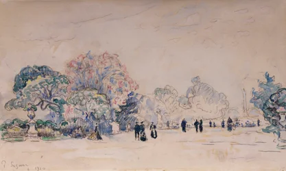 Die Tuilerien, Paris, 1910